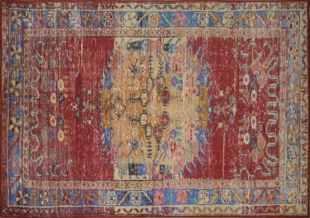 Qilim Conceptum Hypnose, Soul Chenille, ngjyrë e kuqe, 210x310 cm - 3