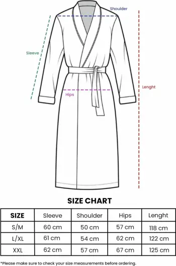 Rrobdeshamber uniseks Mijölnir, kimono, ngjyrë gri
