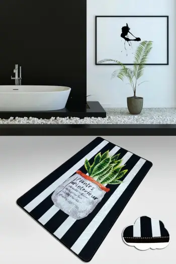 Tapet për banjo Mijölnir, Aloevera, 70x120cm