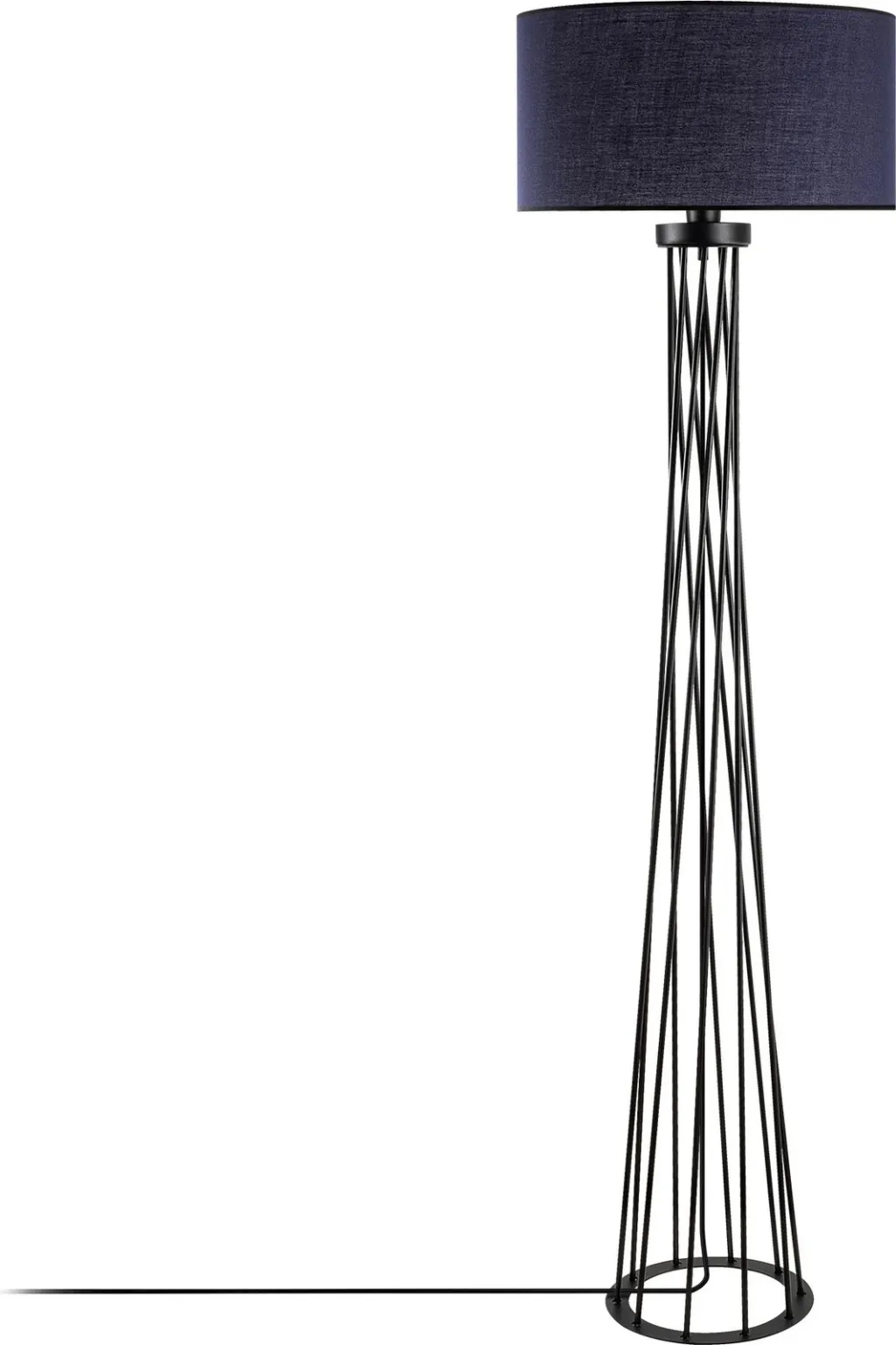 Llambë dyshemeje Opviq, e gjatë, anthracite, 50x175x50 cm - 8