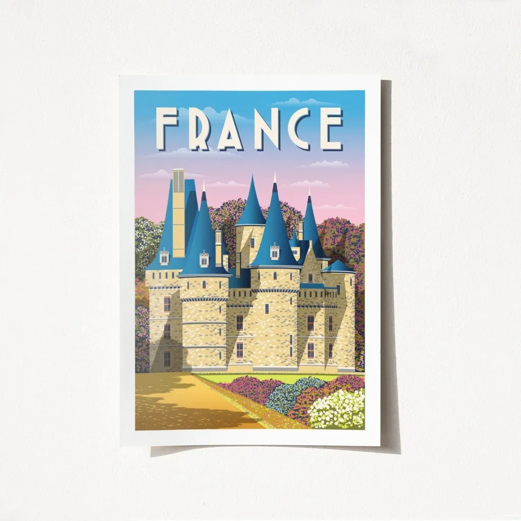 Poster A4 Wallity, Francë - 1971 - 2
