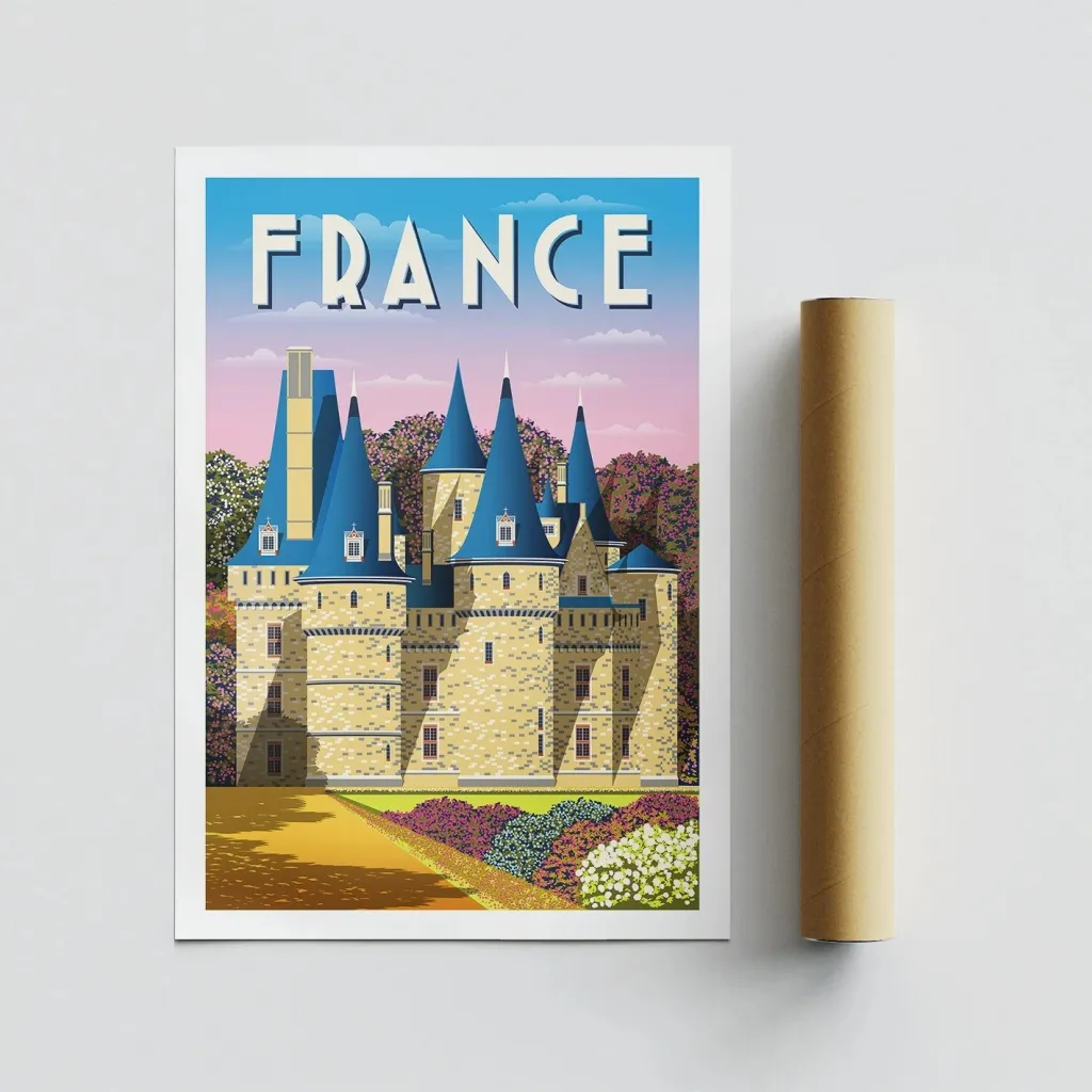 Poster A4 Wallity, Francë - 1971 - 4