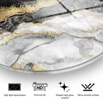Pikturë dekorative xhami e temperuar, shumëngjyrëshe, UV-1133, 60cm