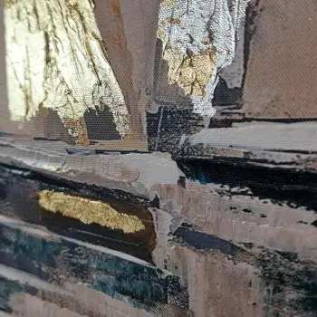 Pikturë dekorative me vaj, shumëngjyrëshe, Wallity OPG45372, 70x70cm