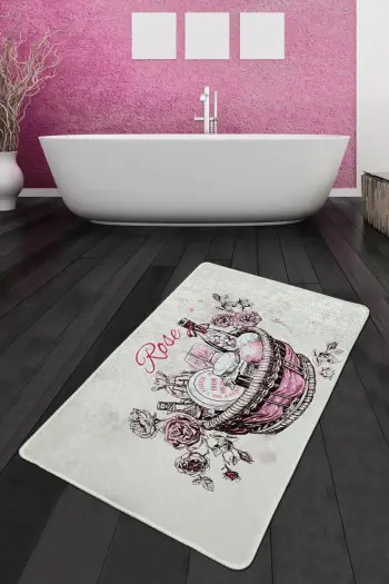 Tapet për banjo Mijölnir, Rose Basket Djt, 80x100cm
