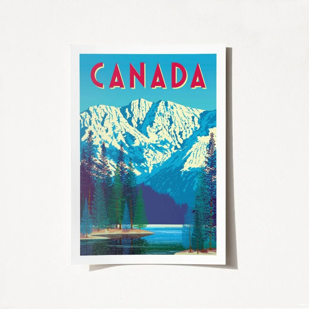 Poster A4, Kanada - 1976, shumëngjyrësh - 2