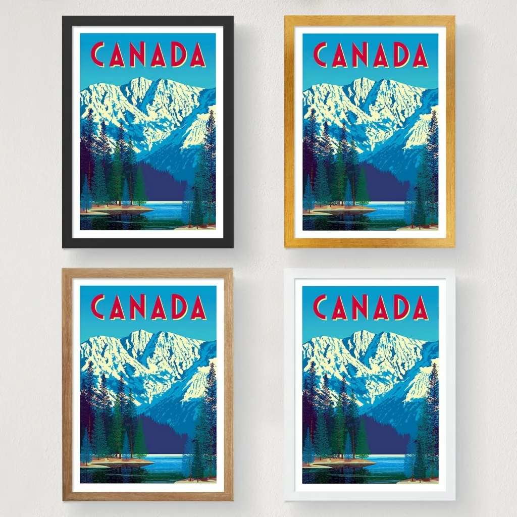 Poster A4, Kanada - 1976, shumëngjyrësh - 3