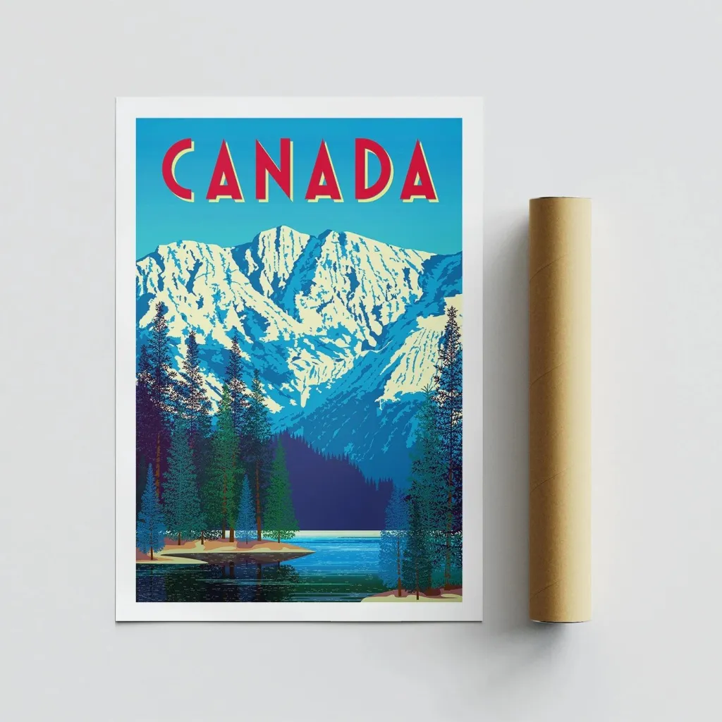 Poster A4, Kanada - 1976, shumëngjyrësh - 4