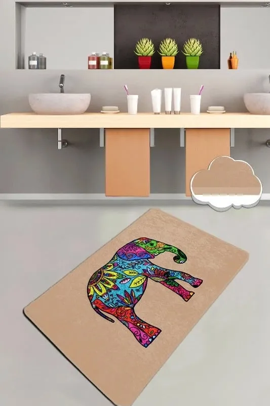 Tapet për banjo Mijölnir, Olifant, bezhë, 80x100cm - 1