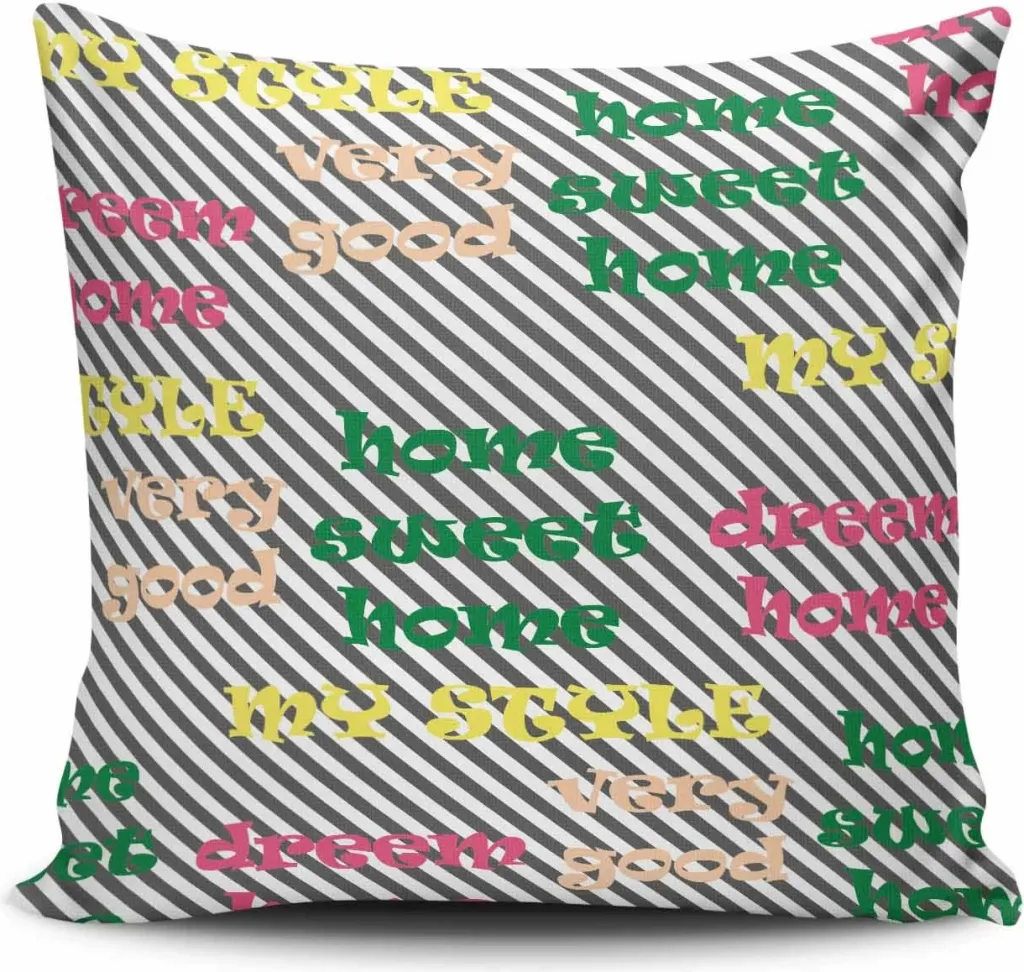 Jastëk Aberto Design, NKRLNT-221, shumëngjyrësh, 43x43cm - 1