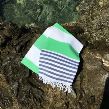 Peshqir plazhi Fouta Mijölnir, Sultan, ngjyrë e gjelbër