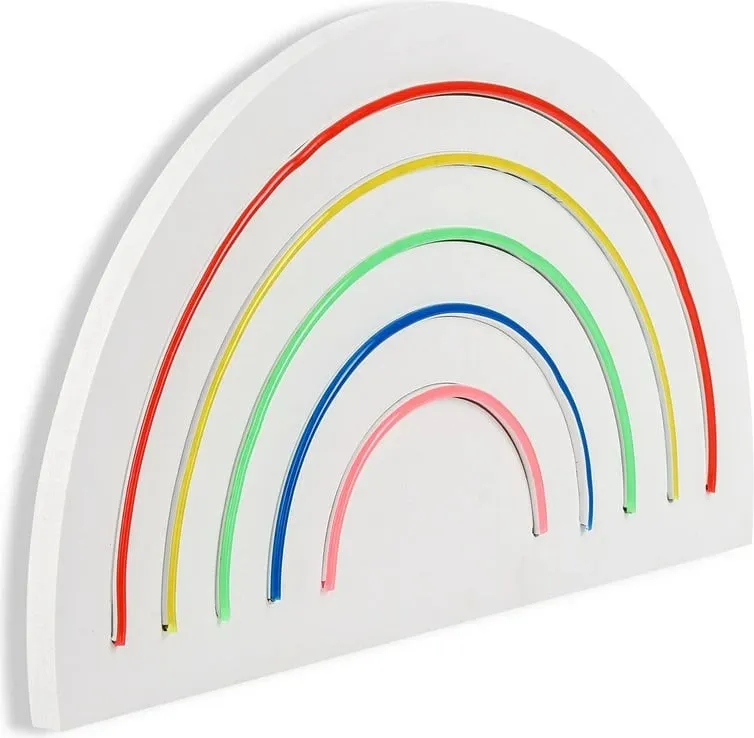 Dritë dekorative LED plastike, ylber, shumëngjyrëshe - 9