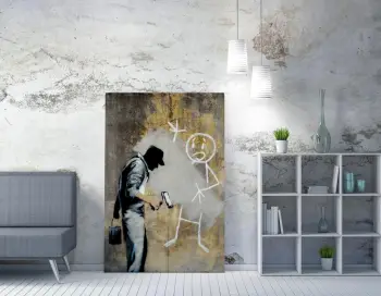Pikturë dekorative në kanavacë Wallity, WY121, 50x70cm