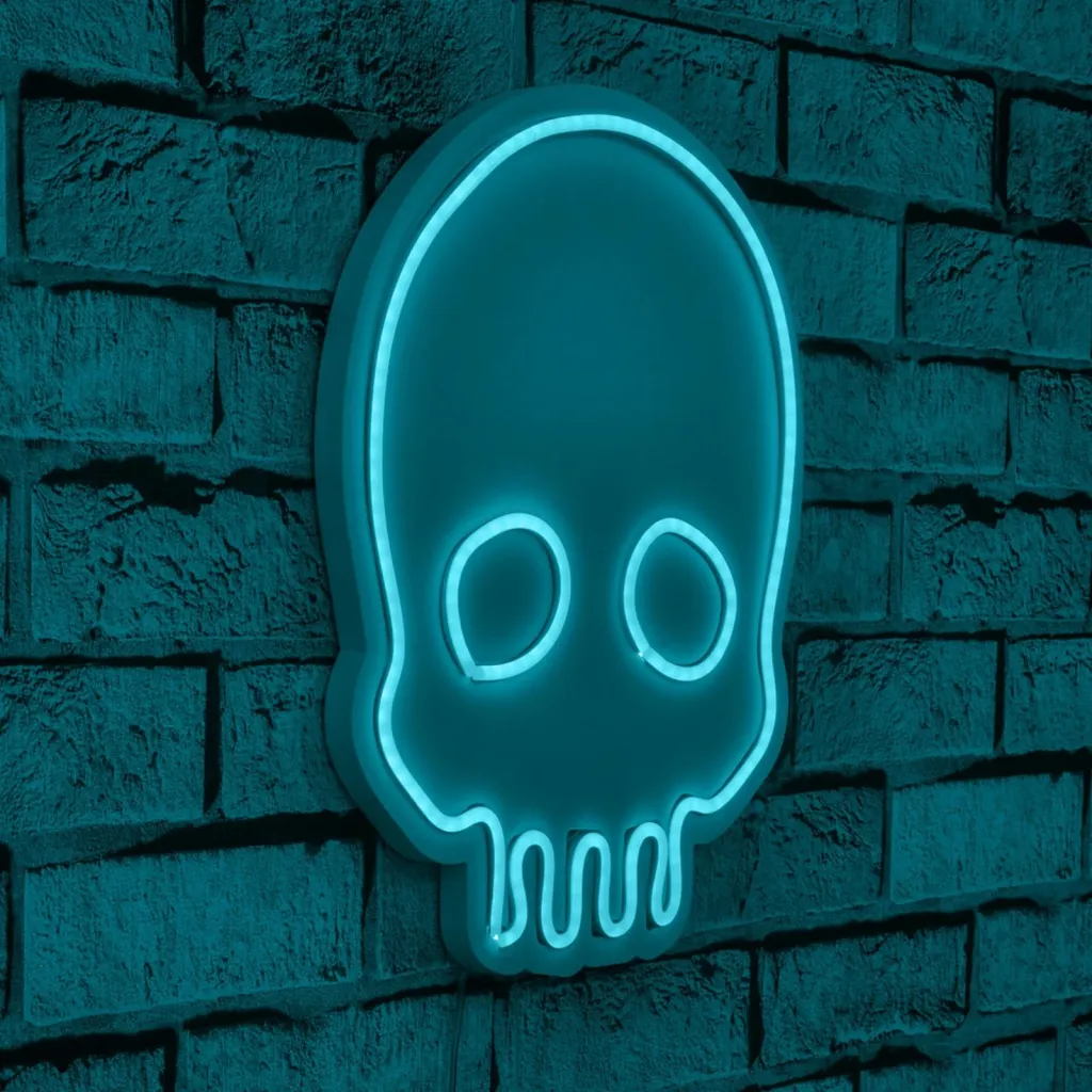 Dritë dekorative LED plastike, formë kafke, ngjyrë kaltër - 2
