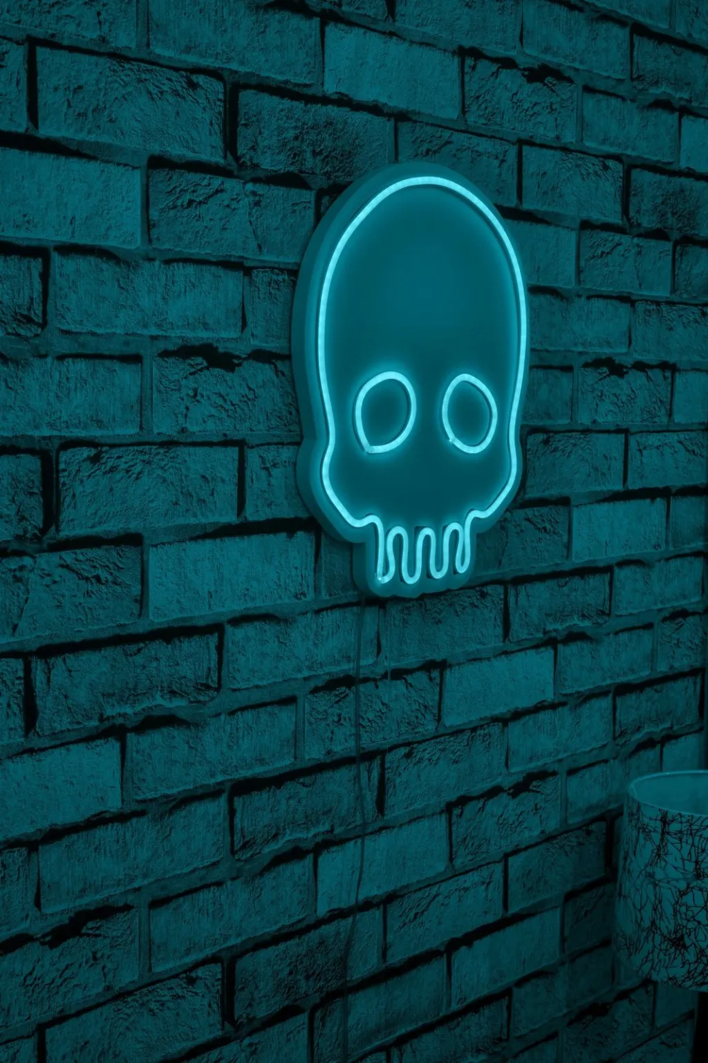 Dritë dekorative LED plastike, formë kafke, ngjyrë kaltër - 3