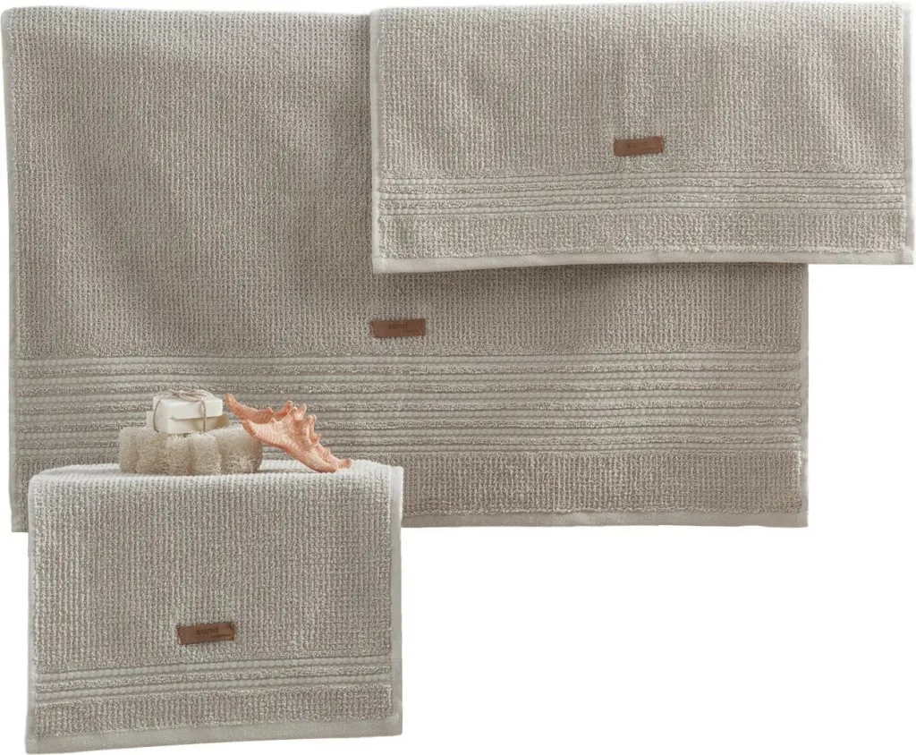 Set peshqirësh (3 copë), Mijölnir Wellness, bezhë - 4