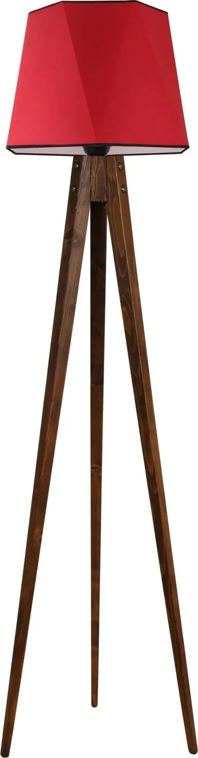 Lambader tripod prej druri, kapak i kuq, Opviq - 2