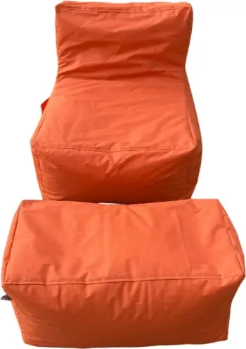 Set bean bag (2 copë), Atelier del Sofa, xxl sedir, e kuqe