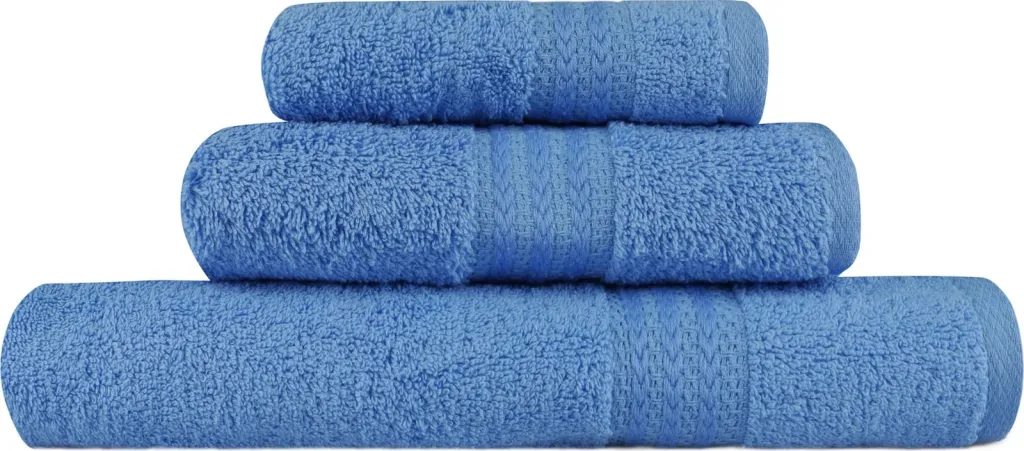 Set peshqirësh (3 copë), Mijölnir Wellness, ngjyrë kaltër - 3