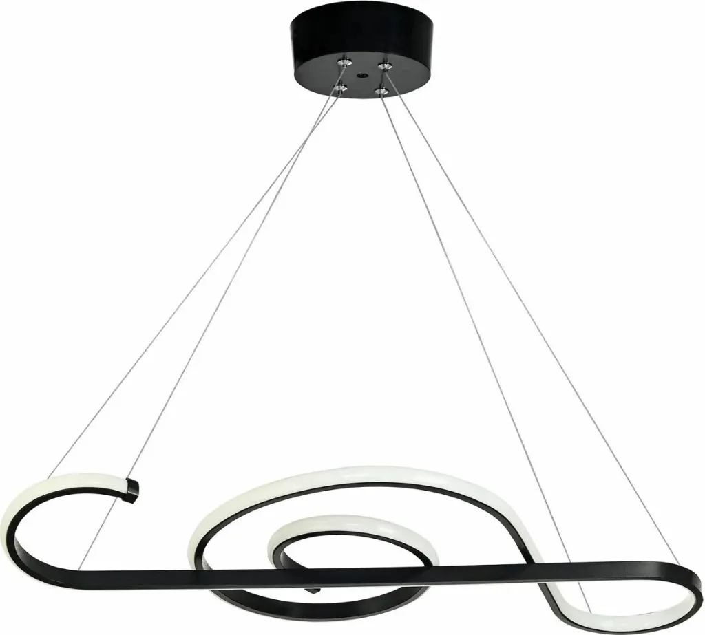 Llambë tavani Opviq, Clef de Sol, trup i zi, dritë e bardhë - 8