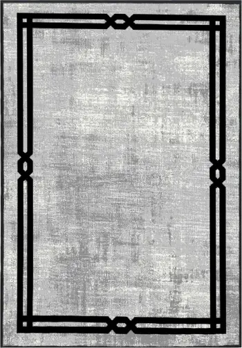 Qilim (80 x 150) Conceptum Hypnose, Eexfab800-Klm, ngjyrë gri dhe e zezë