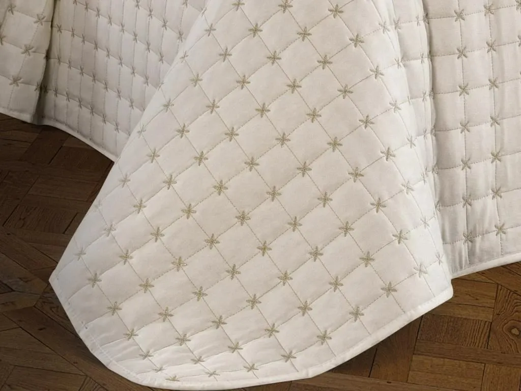 Set mbulesë dysheku dopio L'essentiel, Yıldız, krem - 3