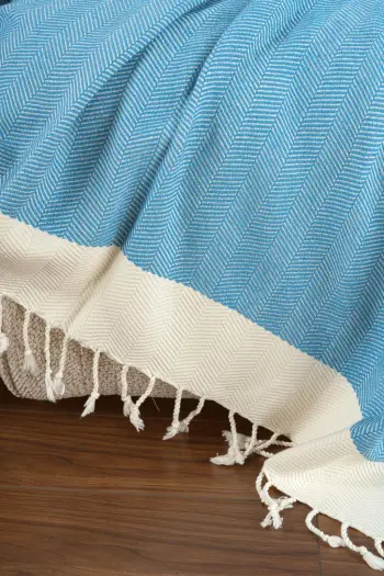 Mbulesë divani L'essentiel, baliksirti, ngjyrë turquoise