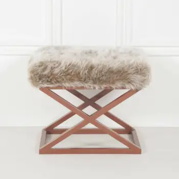 Puf Atelier del Sofa, ngjyrë bakri e zezë, Capraz
