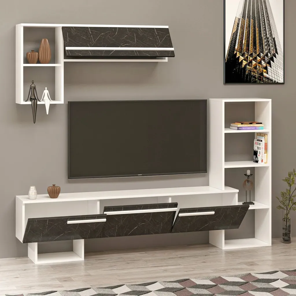 Njësi TV Mega, bardhë, zezë - 3