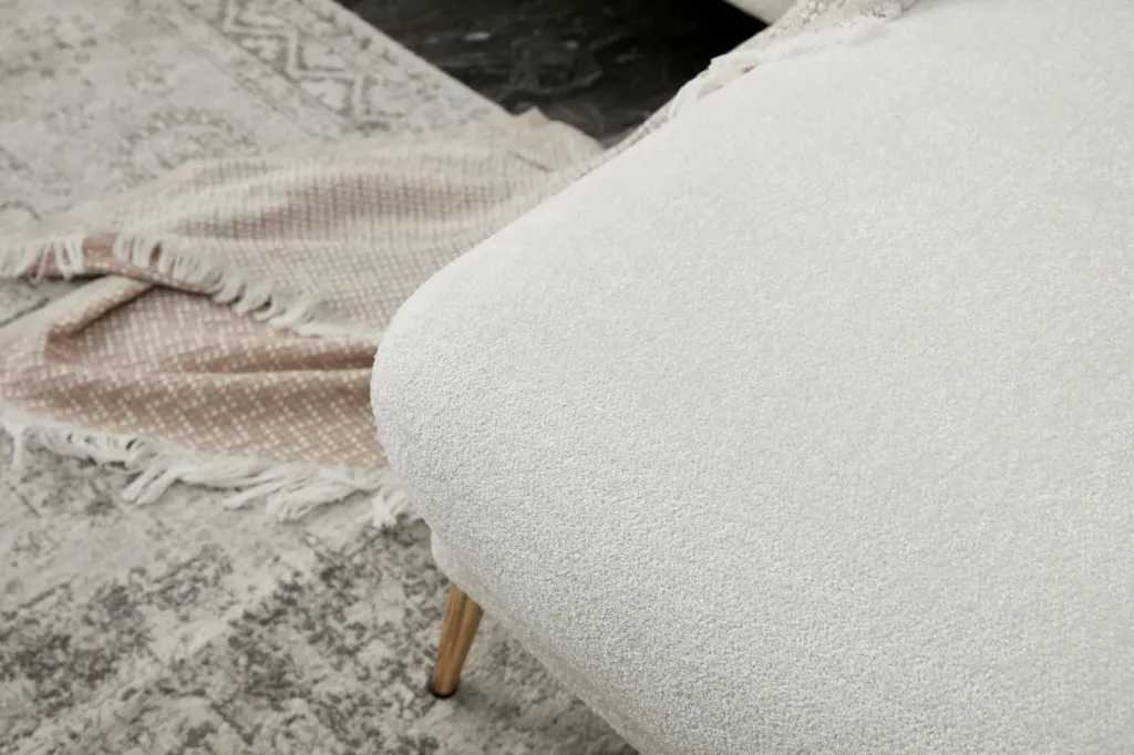Kënd-sofë krevati Atelier del Sofa, Simena, kënd i djathtë, krem - 9
