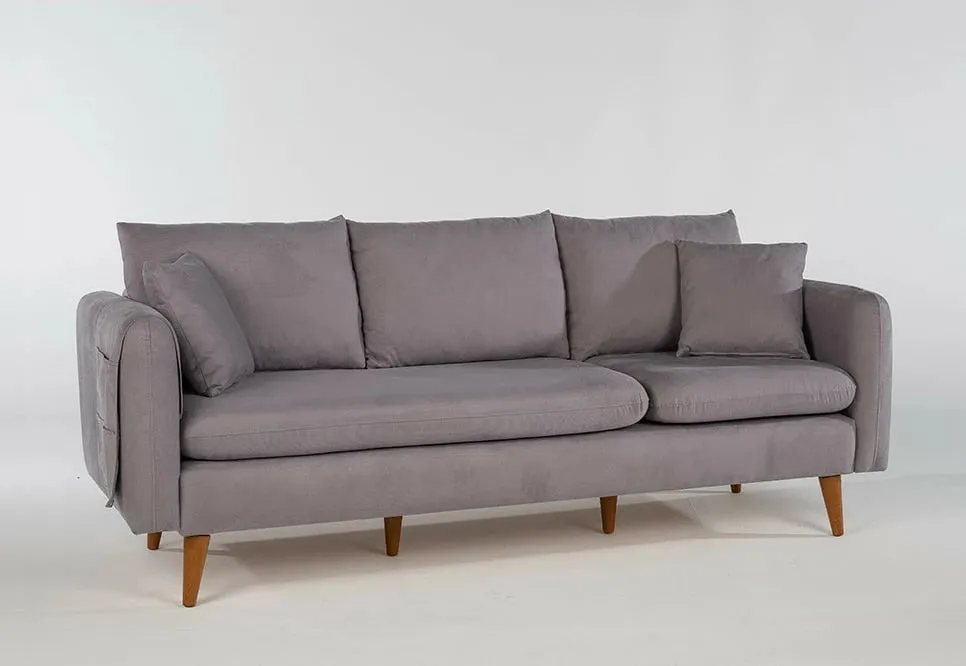 Set divani Atelier del Sofa, Sofia-TKM03-0701, ngjyrë gri - 5