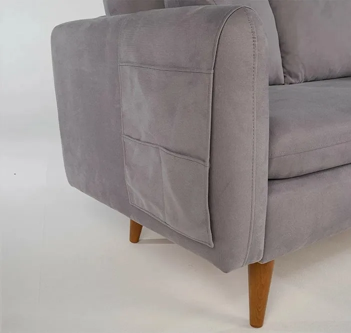 Set divani Atelier del Sofa, Sofia-TKM03-0701, ngjyrë gri - 6