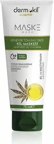 Maskë Dermokil, nga vaji i farës së argjilës, 75 ml