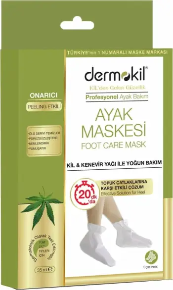 Maskë për këmbë Dermokil Hemp Oil, 35 ml