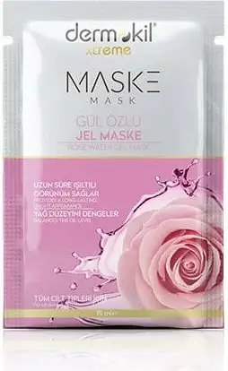 Maskë xheli nga rose Dermokil, 15ml