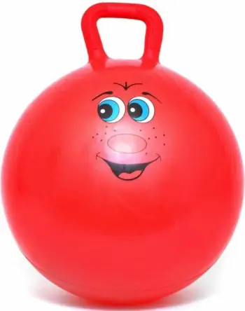 Top gymnastikor me dorezë SMJ BL010 55cm, i kuq