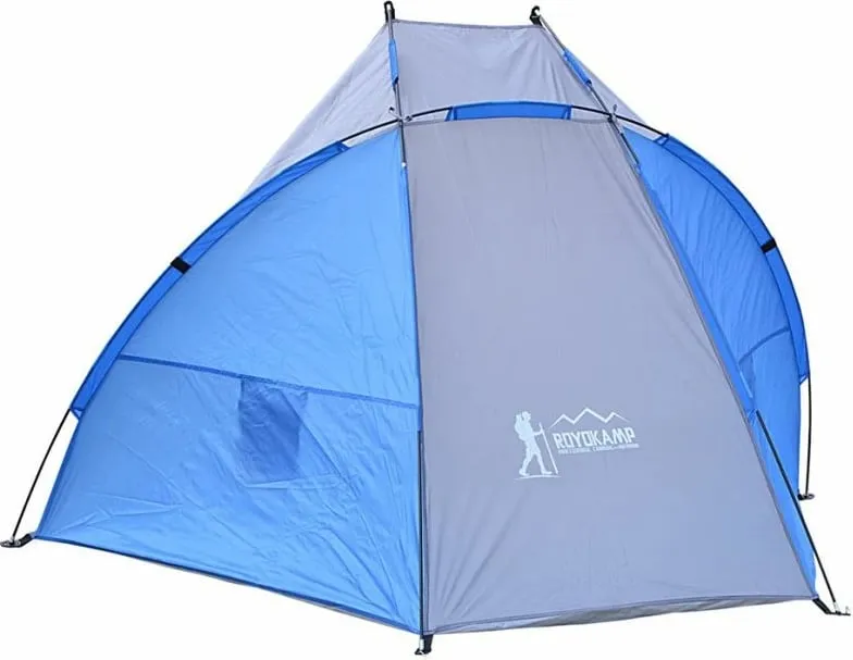 Tendë mbuluese për plazh Sun Royokamp, blu me argjendtë - 3