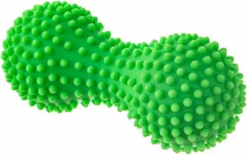 Rolo për Masazh dhe Rehabilitim Tullo Duoball 15.5 cm, i Gjelbër