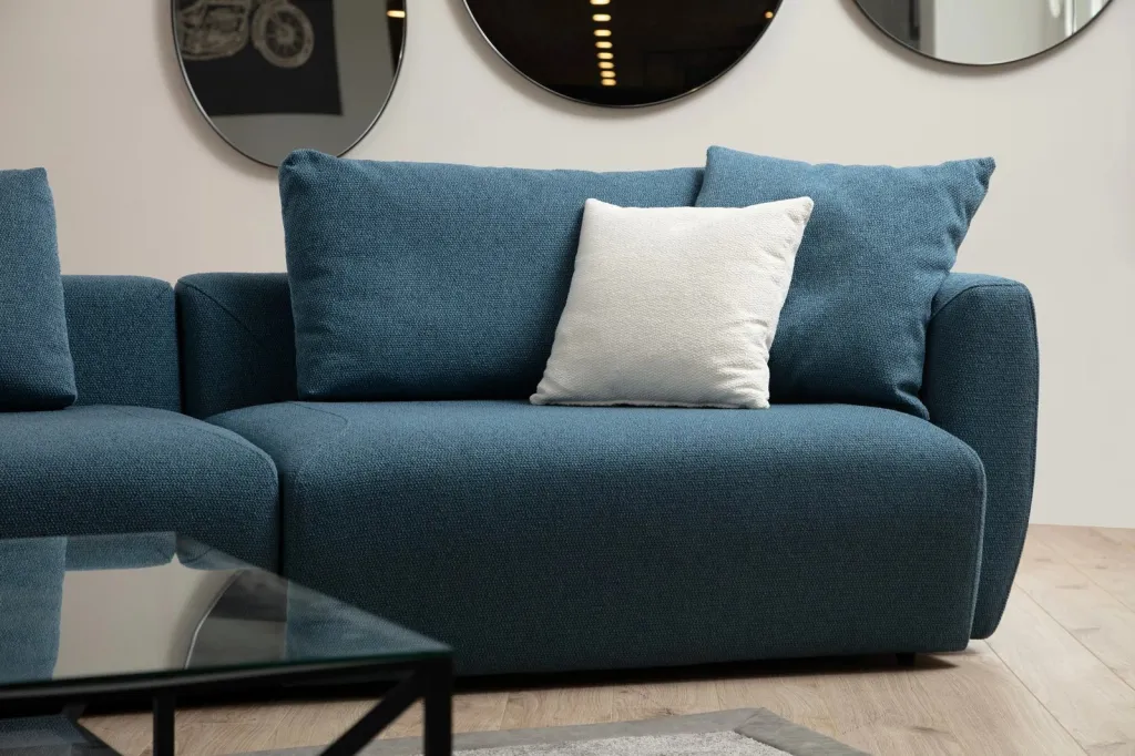 Këndsofa Maya, ngjyrë e kaltër, Atelier del Sofa (Chl majtas + T + O1 + 1R) - 2