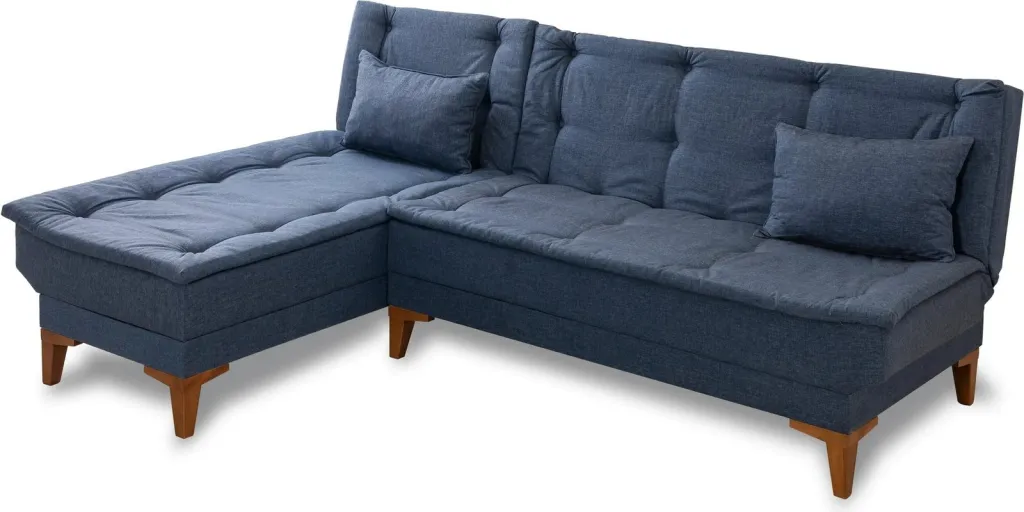 Kënd divan-krevat Atelier del Sofa, kënd majtas, ngjyrë kaltër e errët - 2