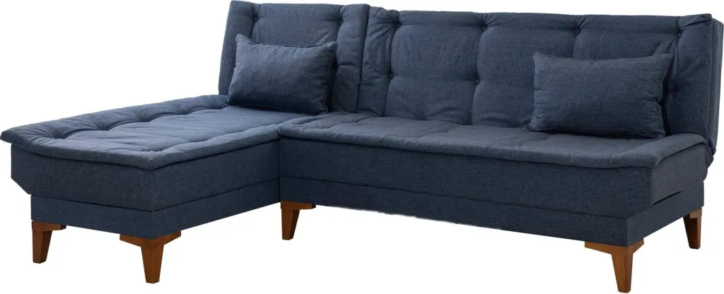 Kënd divan-krevat Atelier del Sofa, kënd majtas, ngjyrë kaltër e errët - 3