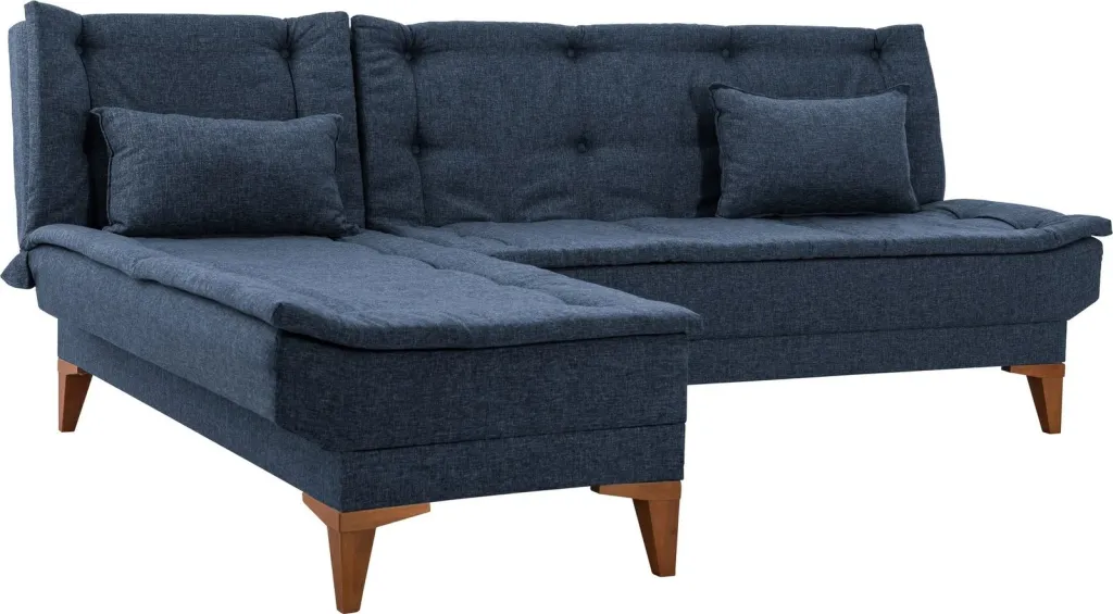 Kënd divan-krevat Atelier del Sofa, kënd majtas, ngjyrë kaltër e errët - 5