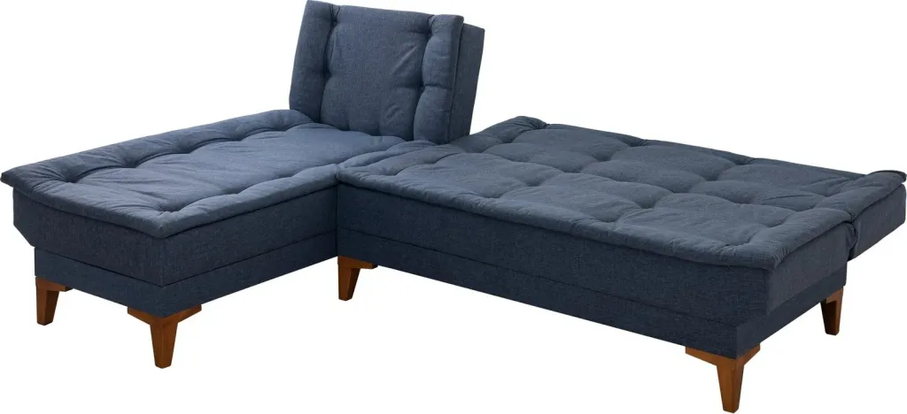 Kënd divan-krevat Atelier del Sofa, kënd majtas, ngjyrë kaltër e errët - 6