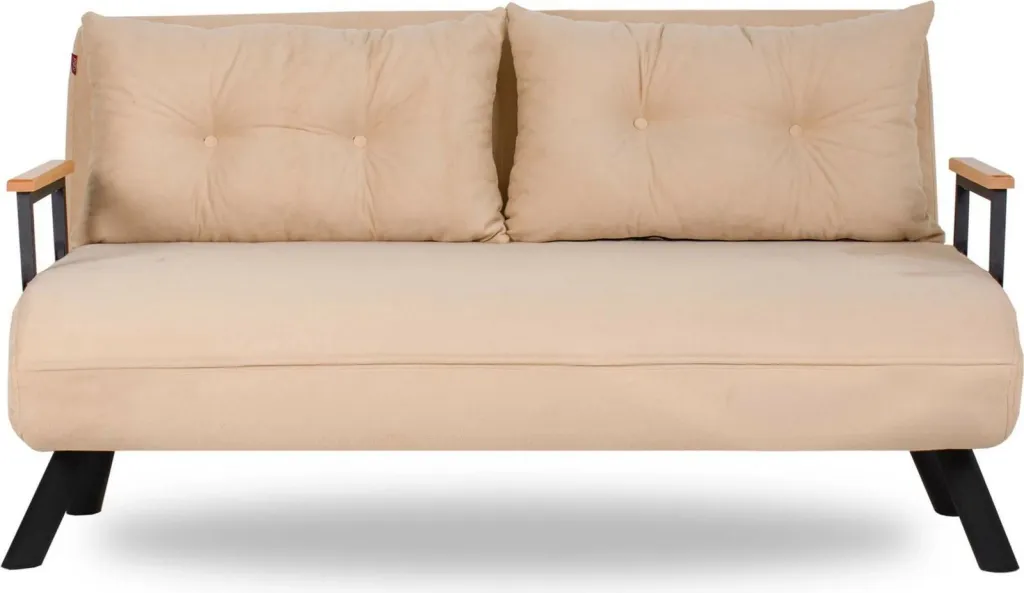 Divan-krevat 2 vendesh Sando, ngjyrë krem - 5