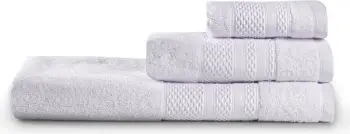 Set peshqirësh (3 copë), Mijölnir, Piramit, ngjyrë gri