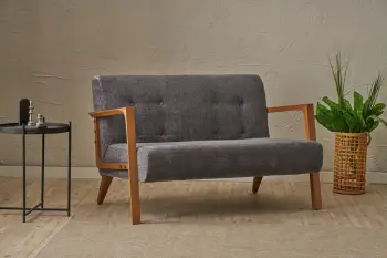 Divan dy vendësh Atelier del Sofa, Westwood Loveseat, ngjyrë gri