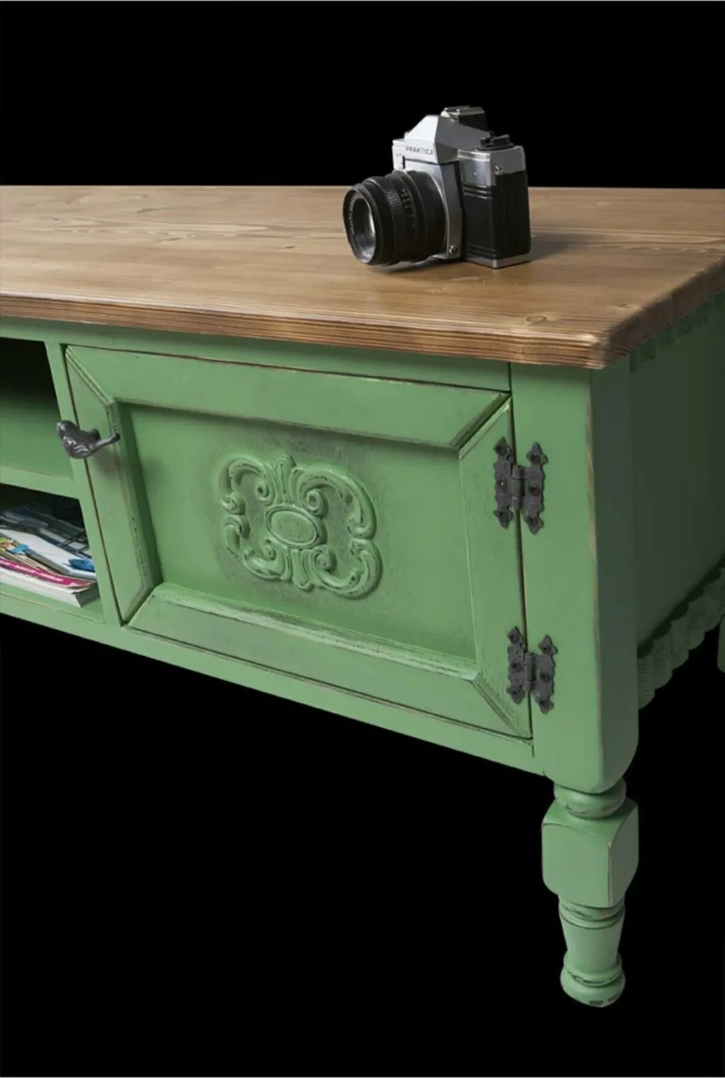 Komodinë me Sirtarë Ada Dresser, Light Gjelbër - 3