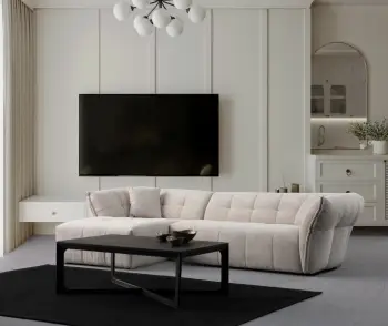 Këndore Boxer e bardhë, Atelier del Sofa, majtas