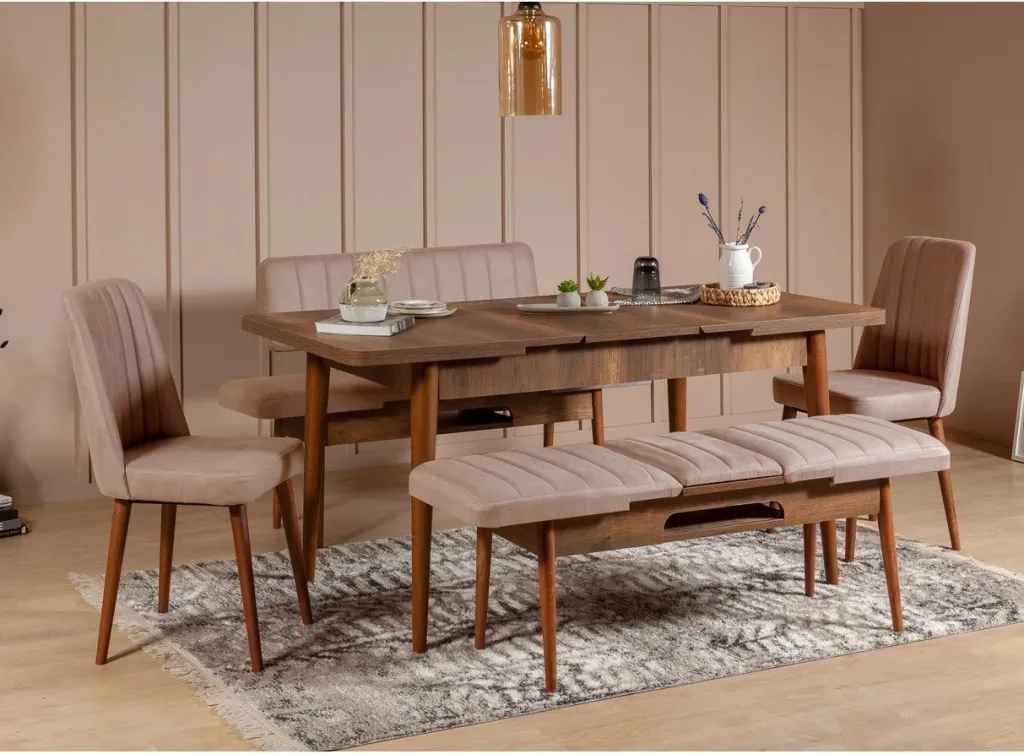 Karrige Vina Sandalye Walnut, arrë, gur - 2