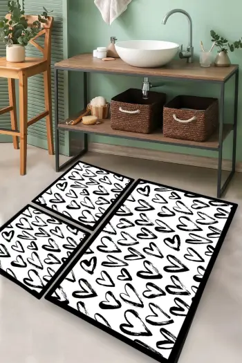 Set tapetash për banjo, 3 copë, Mijölnir, zemra të vogla